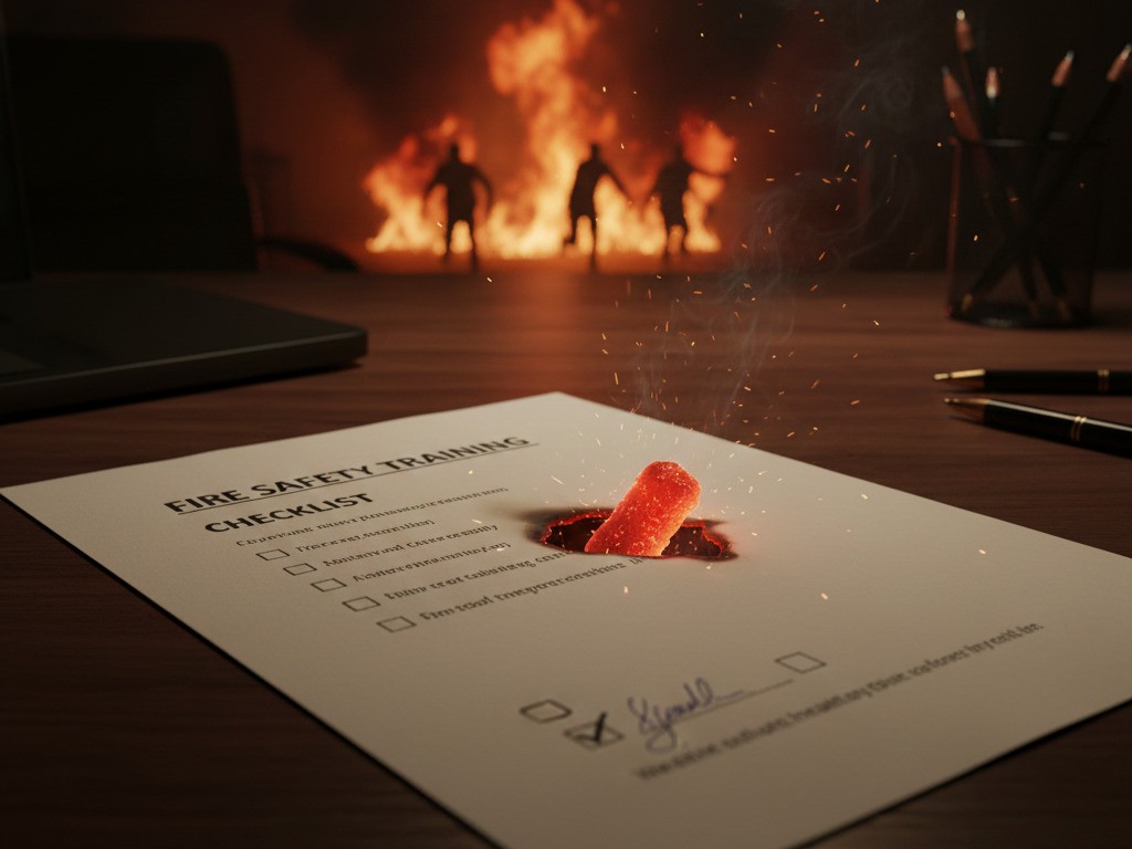 Цена галочки: как формальное обучение пожарной безопасности ведет в тюрьму